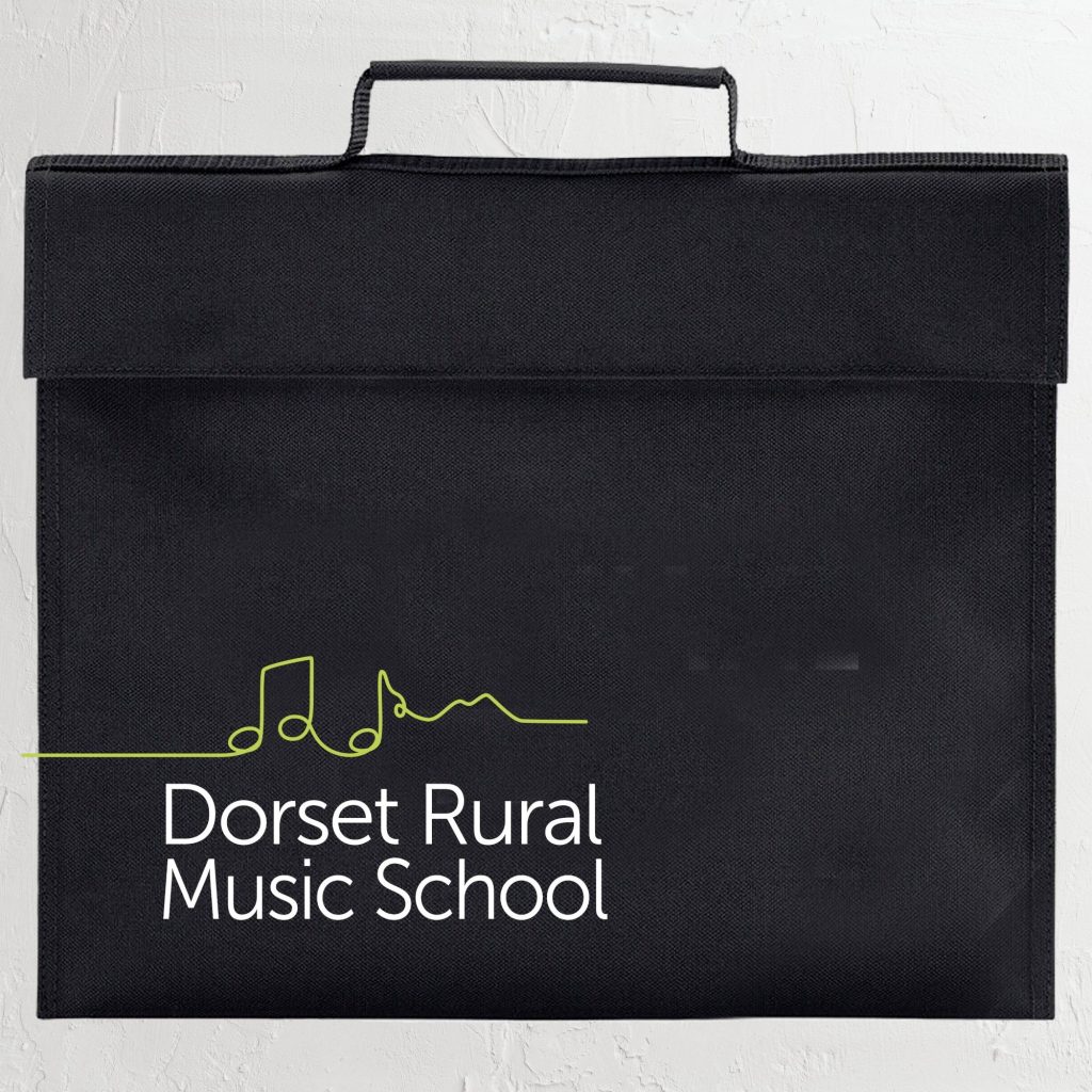 Music bag with logo